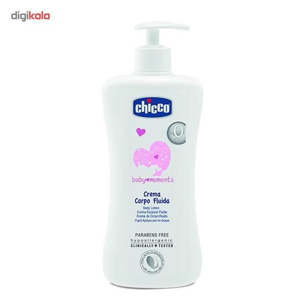 لوسیون بدن کودک چیکو مدل Baby Moments حجم 500 میلی لیتر Chicco Baby Moments Body Lotion 500ml